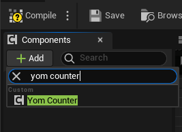 Pick YomCounter Component